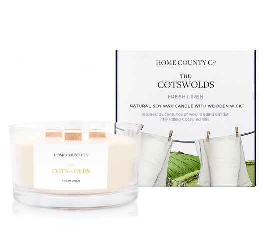 Cotswolds  Fresh Linen  Candle