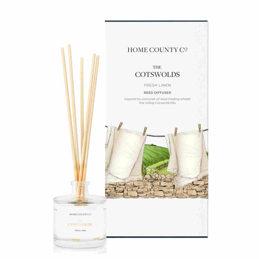 Cotswolds Fresh Linen Reed Diffuser