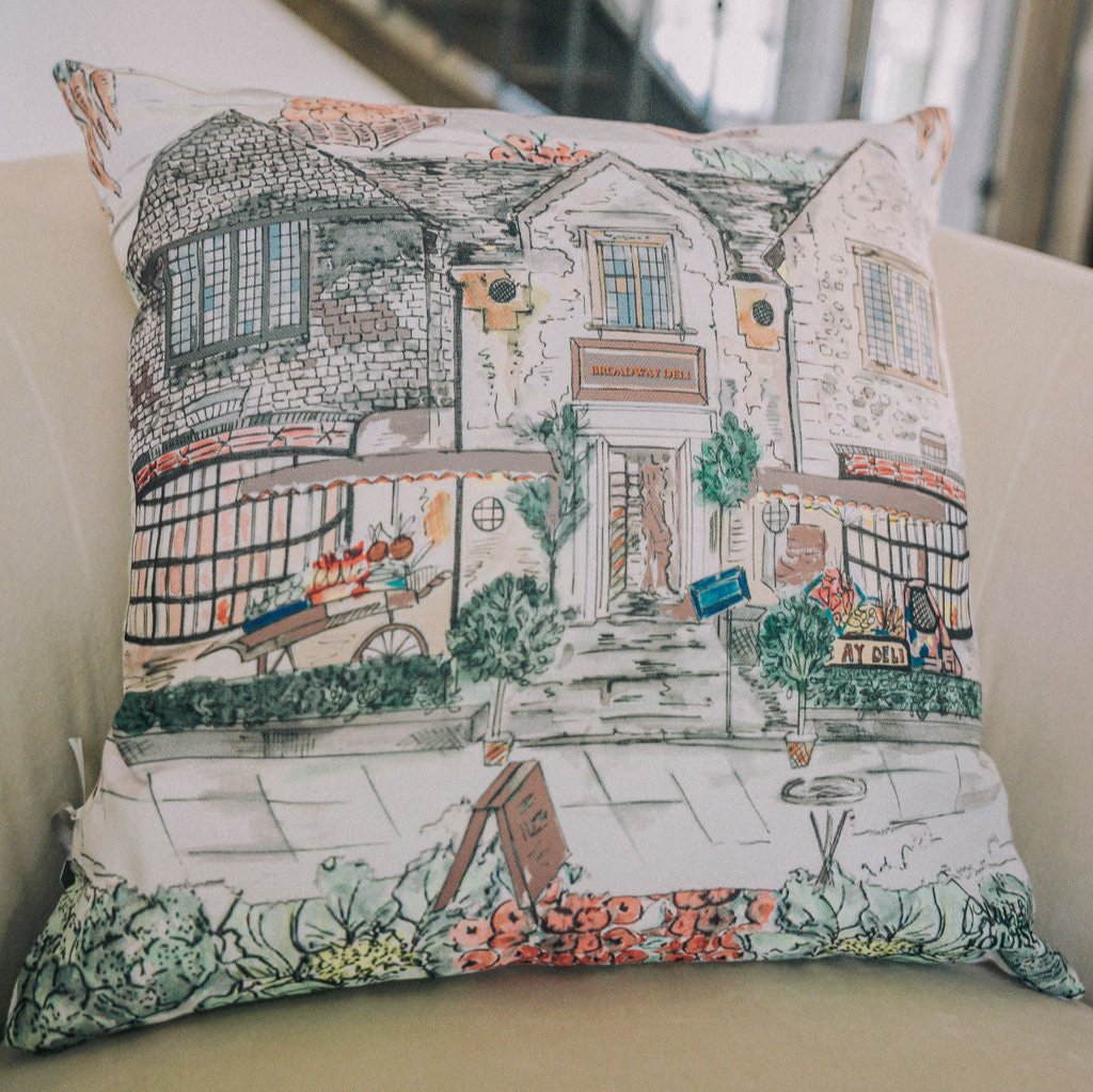 Cotswolds: Broadway Deli Pillow