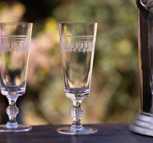 French Style Champagne Flutes